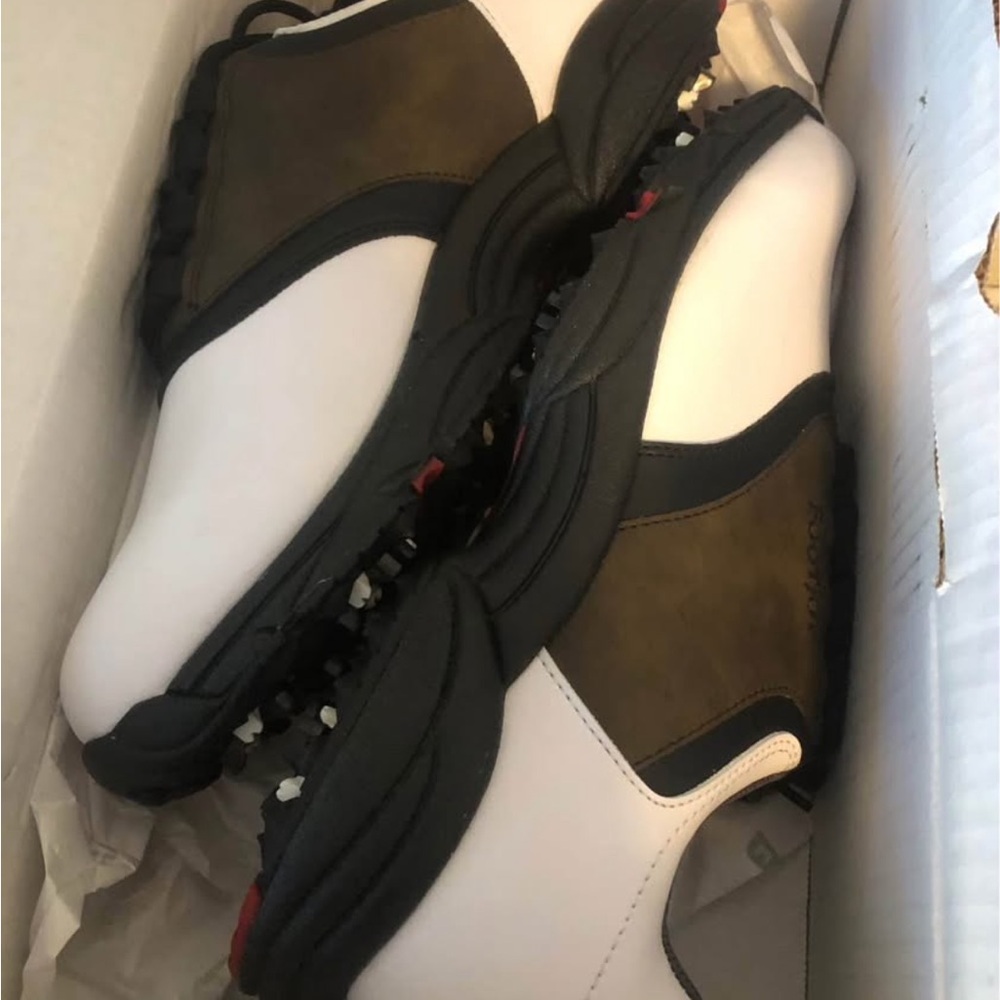 FootJoy Black, White, and Brown Athletic Shoes